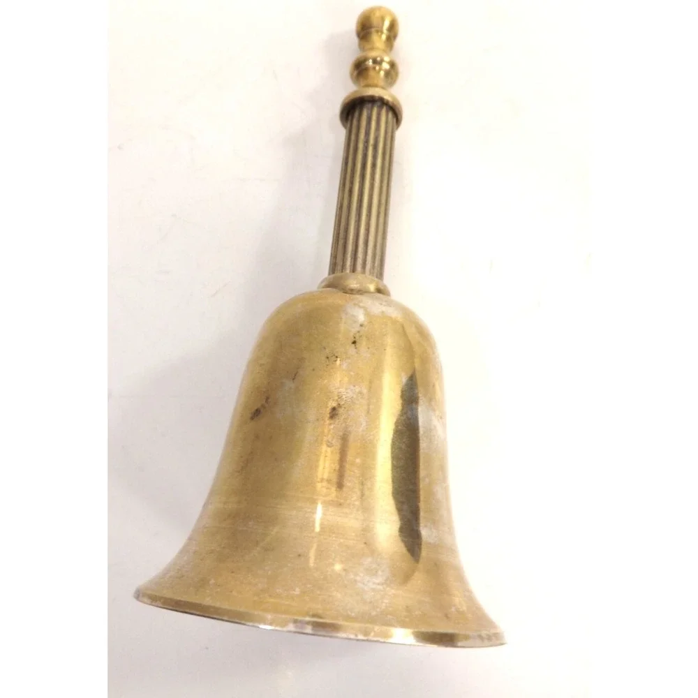 Brass Handbell - Vintage bell from India - listen in video